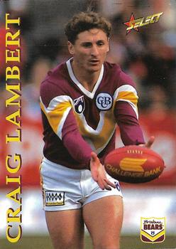 1995 Select AFL #173 Craig Lambert Front